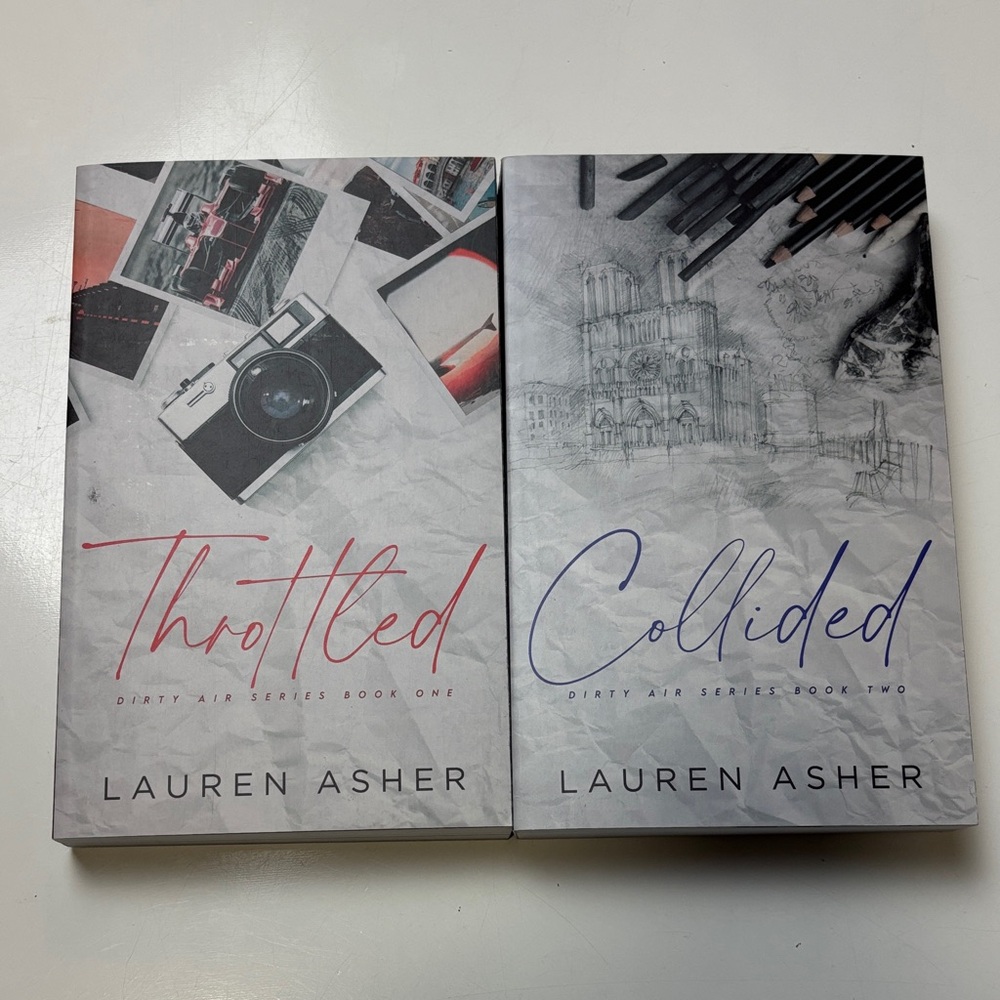 Lauren Asher Book‎ Set - Throttled & Collided paperback books